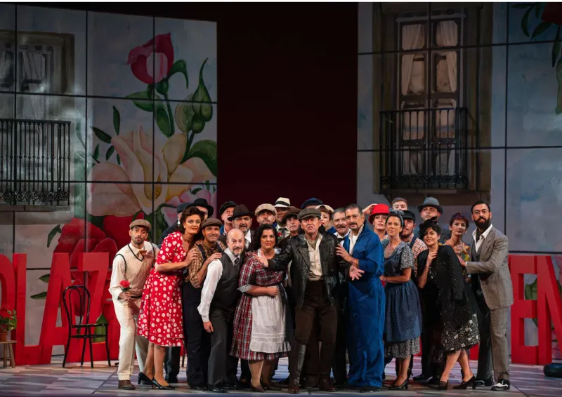 Escena de La del manojo de rosas